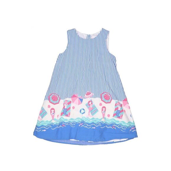 ✨TOMMY BAHAMA GIRLS BLUE STRIPED SZ 4T DRESS✨ - Picture 1 of 8